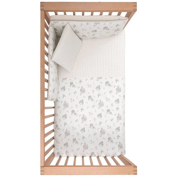 Cambrass Globe Crib Bedding Set – Beige