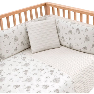 Cambrass Globe Crib Bedding Set – Beige