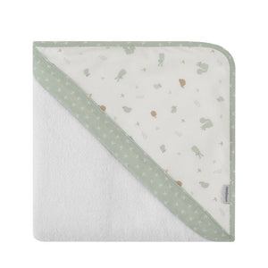 Cambrass Towel Cap Magia Beige Baby Bath Cape 100x100 cm  Soft Cotton & TENCEL™ Hooded Towel