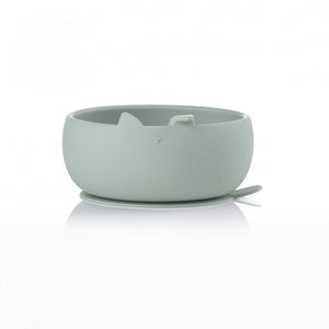 Jane Silicone Bowl Set Mint Suction Baby Feeding