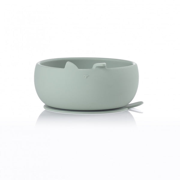 Jane Silicone Bowl Set Mint Suction Baby Feeding