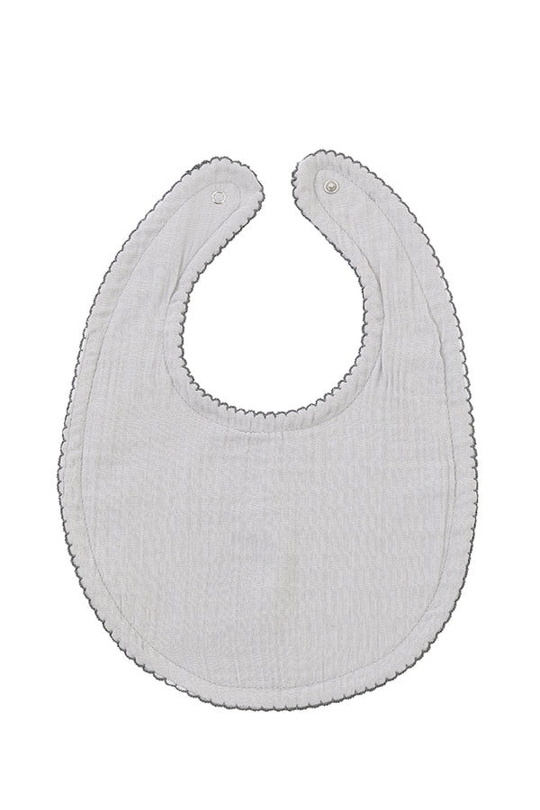 BABYJEM MUSLIN BIB / GREY