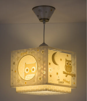 Dalber Childrens Hanging Lamp Good Night Nursery Light
