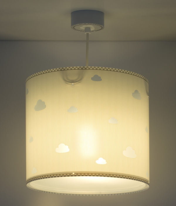 Dalber Childrens Hanging Lamp Sweet Dreams Grey Cloud Design