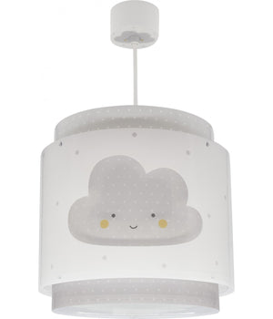 Dalber Childrens Wall Lamp Baby Dreams Grey Star Motif