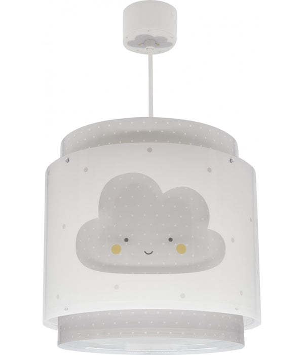 Dalber Childrens Wall Lamp Baby Dreams Grey Star Motif