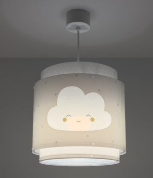 Dalber Childrens Wall Lamp Baby Dreams Grey Star Motif