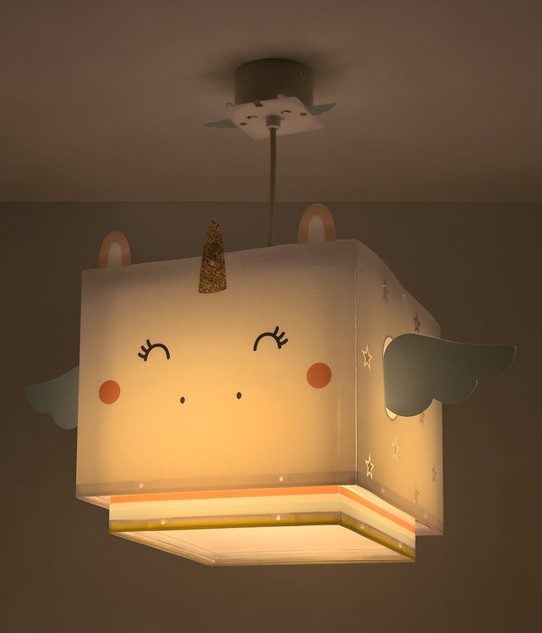 Dalber Childrens Hanging Lamp Little Unicorn Nursery Light