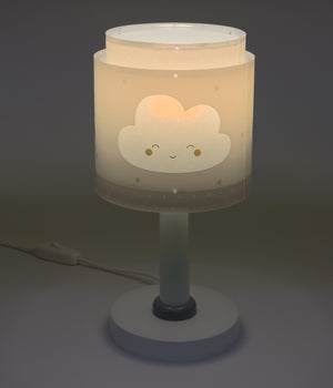 Dalber Childrens Table Lamp Baby Dreams Grey Cloud Design