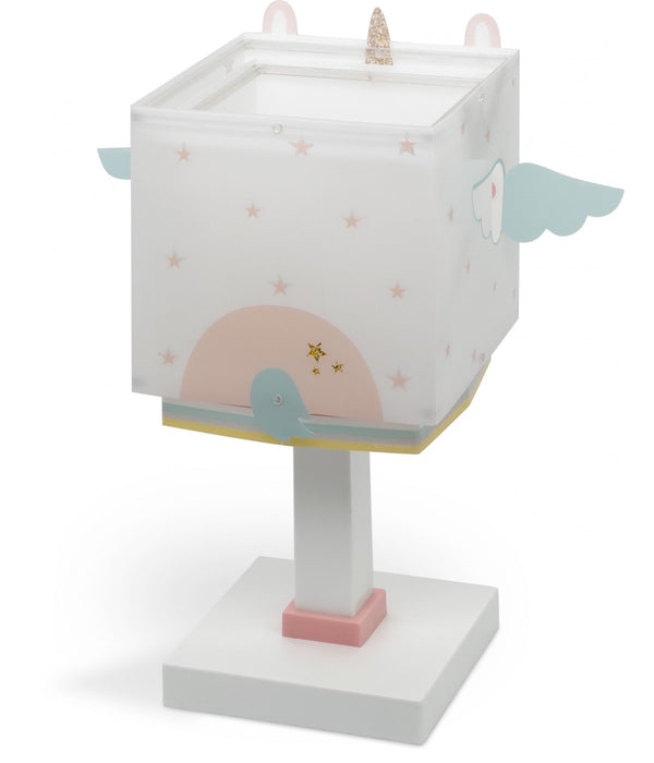 Dalber Childrens Table Lamp Little Unicorn Double Screen