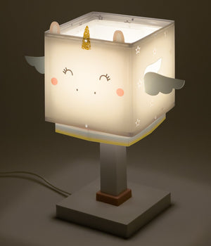 Dalber Childrens Table Lamp Little Unicorn Double Screen