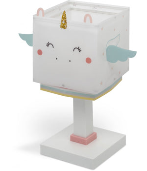 Dalber Childrens Table Lamp Little Unicorn Double Screen