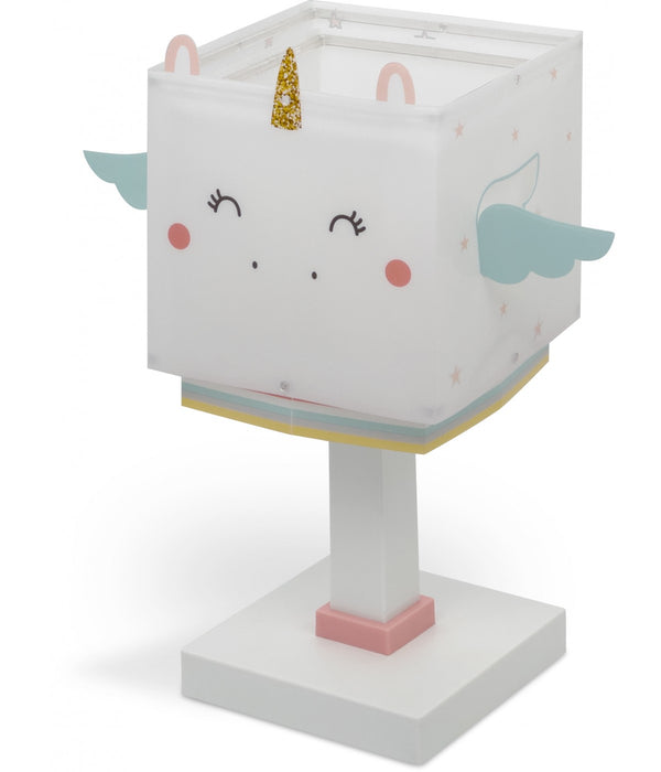 Dalber Childrens Table Lamp Little Unicorn Double Screen