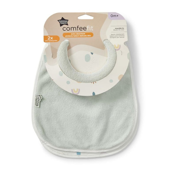 Tommee Tippee Feeding Bibs 2-Pack – Green