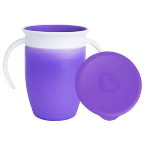 Munchkin 7oz Miracle 360° Trainer Plastic Cup with Lid