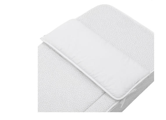 Cambrass Nest Fitted Winter Grey Crib Sheet
