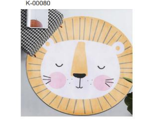 Baby Cashmere rug 160cm round Lion beige
