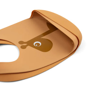 Done by Deer Raffi Silicone Bibs Mustard 2-Pack