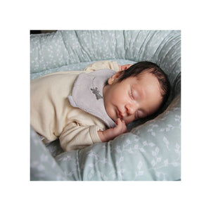 Babyjem Towel Saliva Bib Grey Soft Cotton Newborn Bib