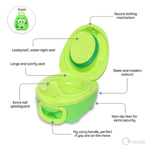 my carry potty travel potty dino