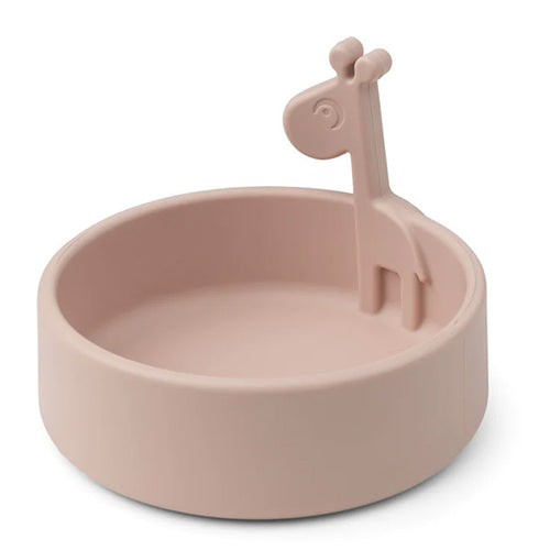 Done By Deer Peekaboo Bowl Raffi Blue Silicone Baby Dish