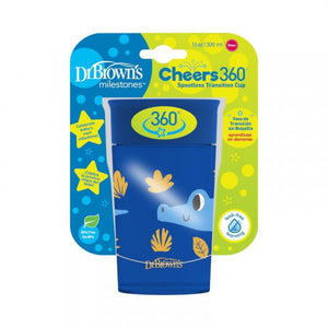 Dr. Brown’s 300ml Smooth Wall Cheers Cup Blue