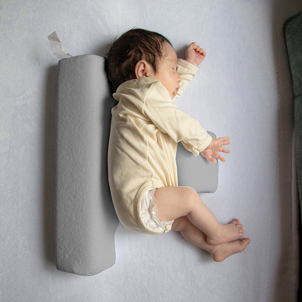 Babyjem Side Sleep Pillow Grey For Newborns