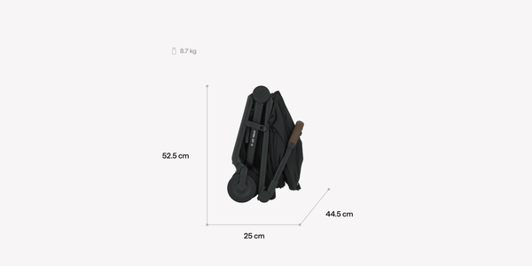 Anex Air-Q Foldable Newborn Carrycot Vanille – Cabin Size
