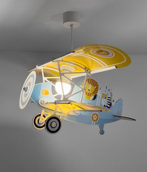 Dalber Children's Hanging Lamp Airplane Little Lion Nursery Light