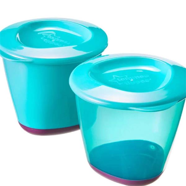 TOMMEE TIPPEE 4OZ POP-UPS WEANING FOOD POTS