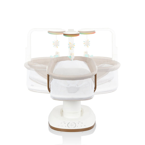 Evenflo Elara 2-in-1 Smart Motion Baby Swing & Soothing Nest with SensorySoothe Technology