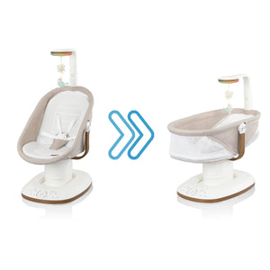 Evenflo Elara 2-in-1 Smart Motion Baby Swing & Soothing Nest with SensorySoothe Technology