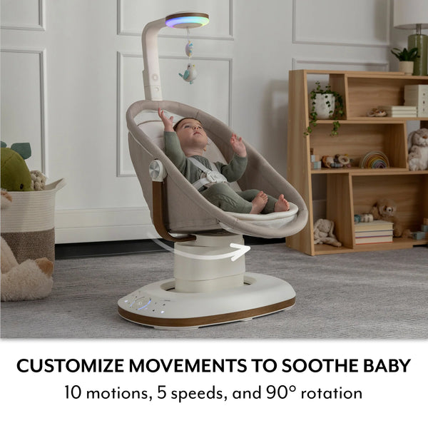 Evenflo Elara 2-in-1 Smart Motion Baby Swing & Soothing Nest with SensorySoothe Technology