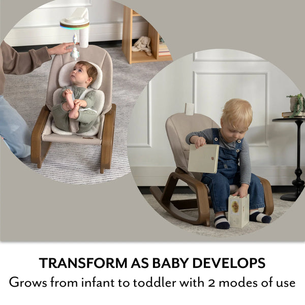Evenflo Lyra 2-in-1 Infant to Toddler Rocker with SensorySoothe Technology