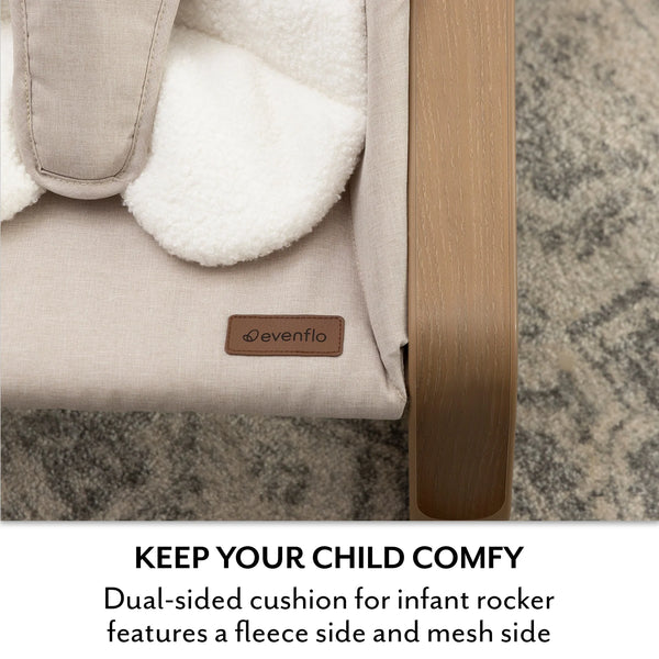 Evenflo Lyra 2-in-1 Infant to Toddler Rocker with SensorySoothe Technology