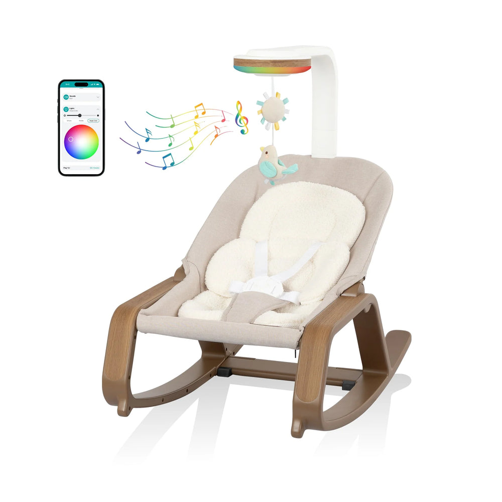Evenflo Lyra 2-in-1 Infant to Toddler Rocker with SensorySoothe Technology