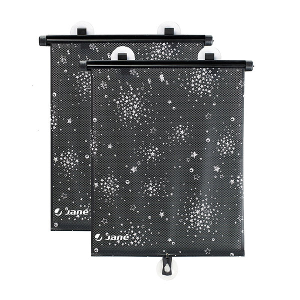 jane roll sunshade black stars
