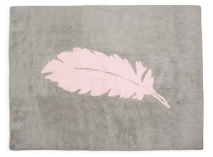 Aratextil washable rug Pluma Grey and Pink