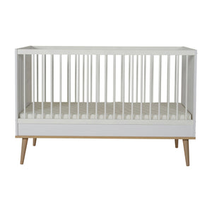 Quax Flow Bed 140x70 Cm White Convertible Cot