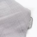 Babyjem Muslin Bib With Teether, Bandana Style, Grey