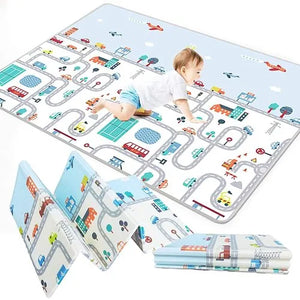 Miila Double Sided Foam Playmat Dinosaurs Cars 180x200cm