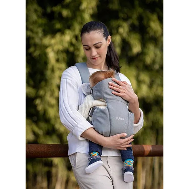 Inglesina Front Ergonomic Baby Carrier Beige Walking Comfortable