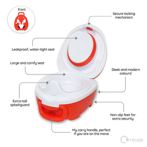my carry potty travel potty fox