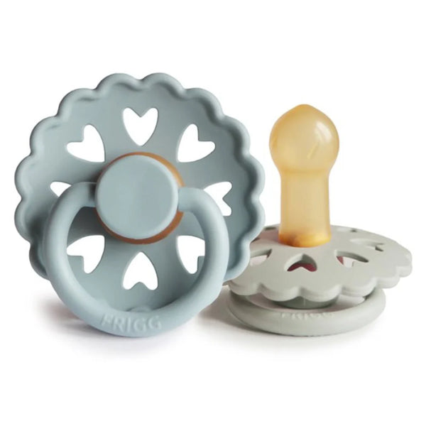FRIGG Fairytale Latex Pacifier 6-18M 2-Pack Ole Lukoie/Clumsy Hans