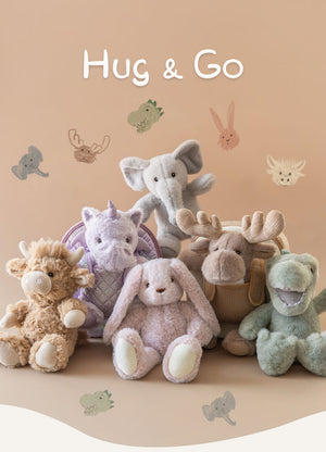 Moonkie Hug & Go Toddler Plush Backpack Lilac The Unicorn