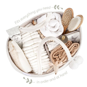 Little Baby - Baby Diaper Caddy Organizer – Cotton Rope Basket for Baby