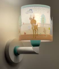 Dalber Childrens Wall Lamp Loving Deer Fairytale Nursery Light