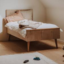 Quax Cocoon Bed 140x70 Natural Oak Modern Crib