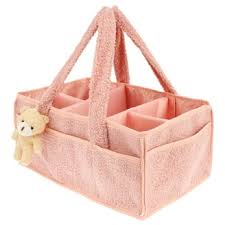 Little Baby Diaper Caddy Basket - Teddy