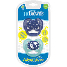 Dr. Browns Stage 1 Advantage Pacifier 0-6M Blue